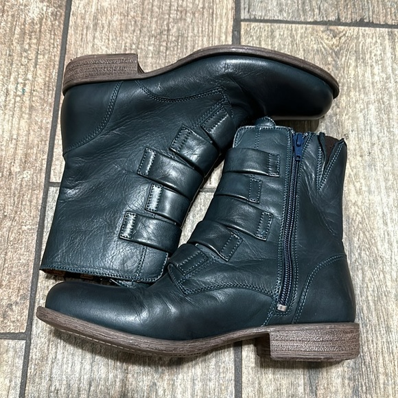 Miz Mooz Women’s 36 Leighton Leather‎ Boots in Ocean - Picture 6 of 16